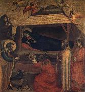 GIOTTO di Bondone Nativity,Adoration of the Shepherds and the Magi